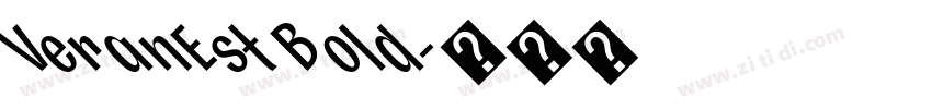 VeranEst Bold字体转换 VeranEst Bold字体转换